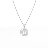 1.1 CT Lab Diamond Allah Named Chain Pendant